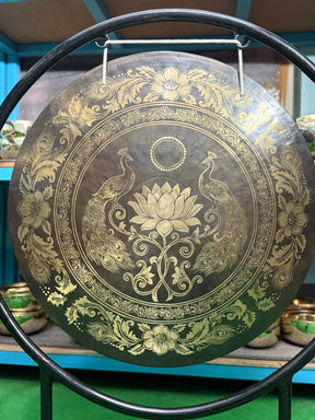 27 Inch Bronze Gong Handmade In Nepal One of One 0007