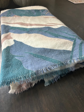The Summit Meditation Shawl & Handwoven Blanket