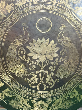 27 Inch Bronze Gong Handmade In Nepal One of One 0007