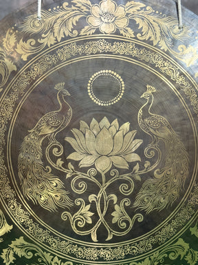 27 Inch Bronze Gong Handmade In Nepal One of One 0007