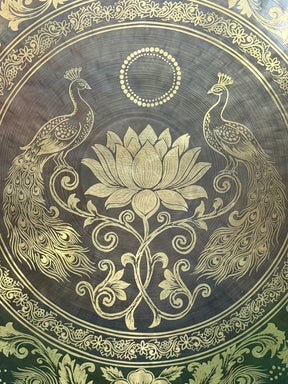 27 Inch Bronze Gong Handmade In Nepal One of One 0007