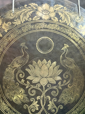 27 Inch Bronze Gong Handmade In Nepal One of One 0007