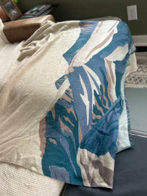 The Summit Meditation Shawl & Handwoven Blanket