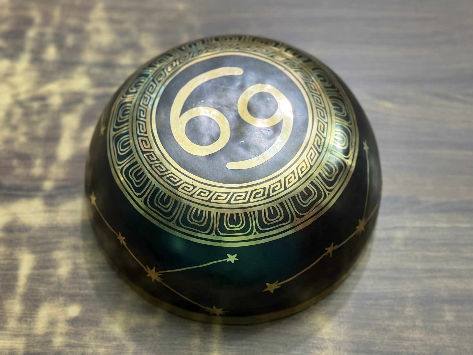 The Cancer Singing Bowl - 9 inch Large | Handmade In Nepal