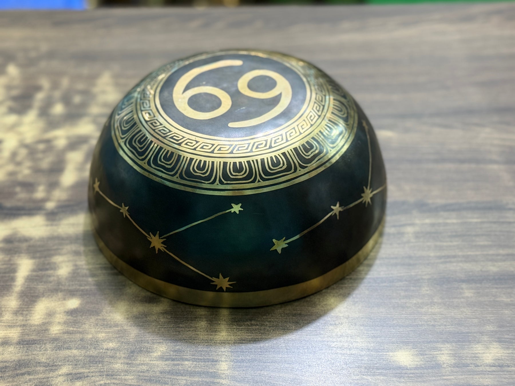 The Cancer Singing Bowl - 9 inch Large | Handmade In Nepal