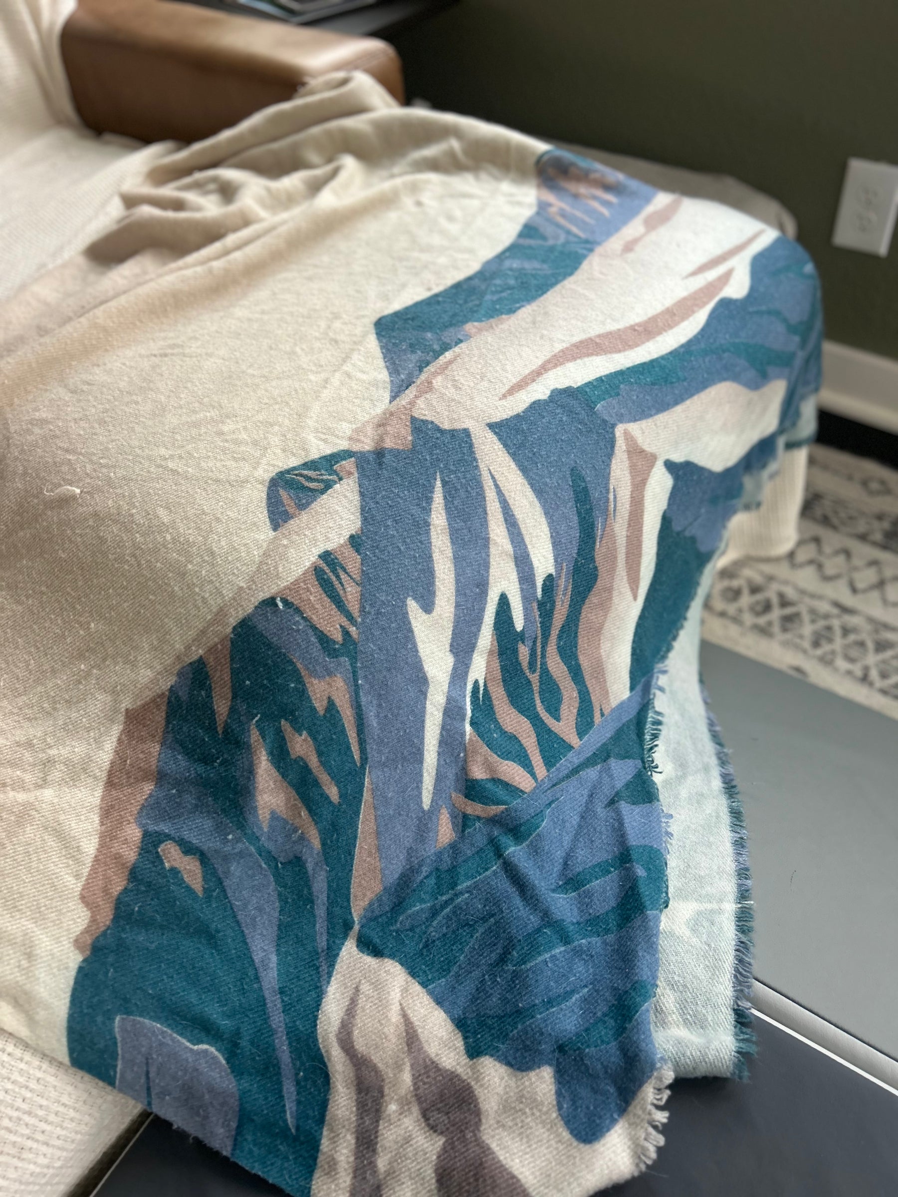 The Summit Meditation Shawl & Handwoven Blanket