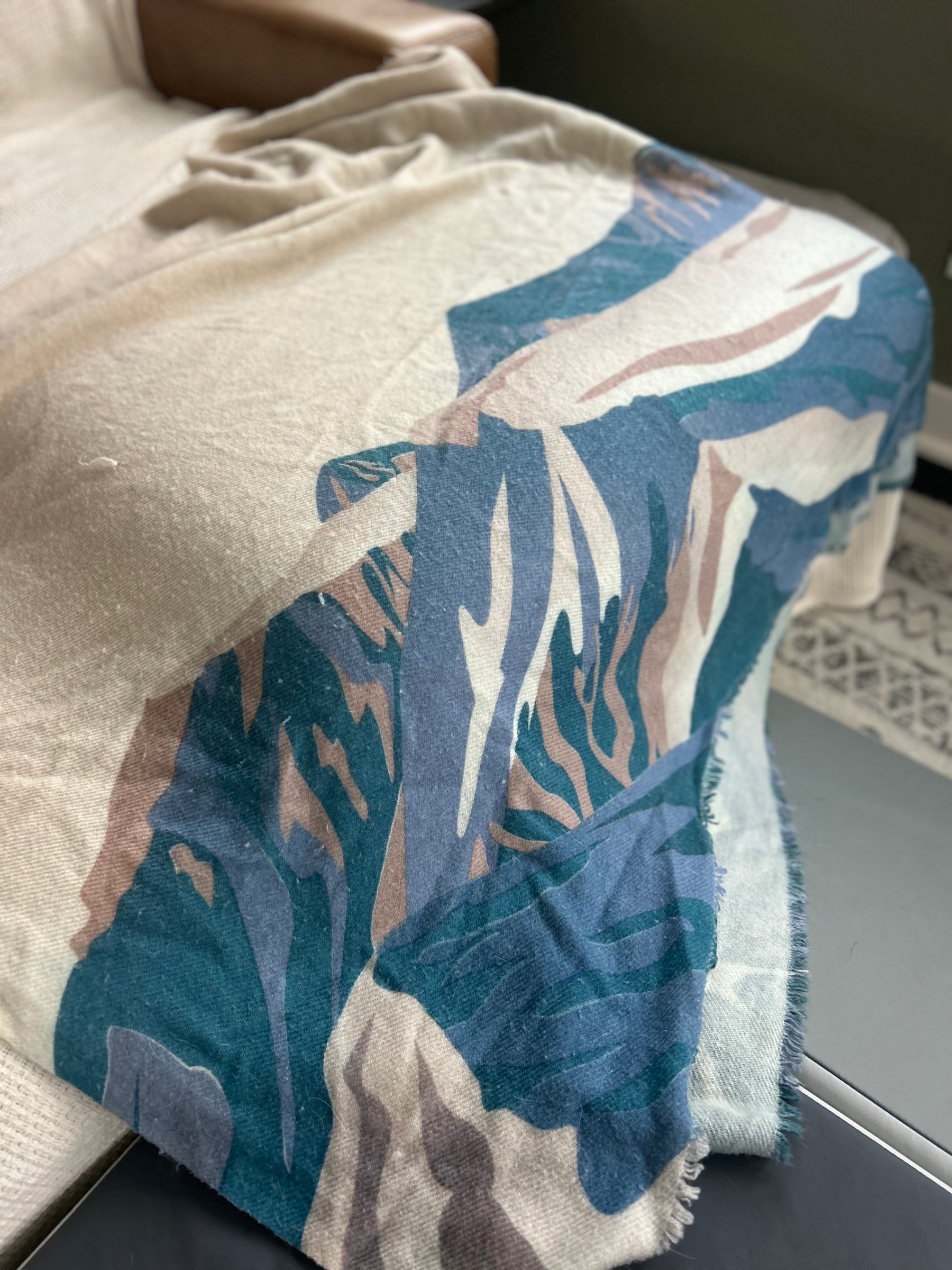 The Summit Meditation Shawl & Handwoven Blanket