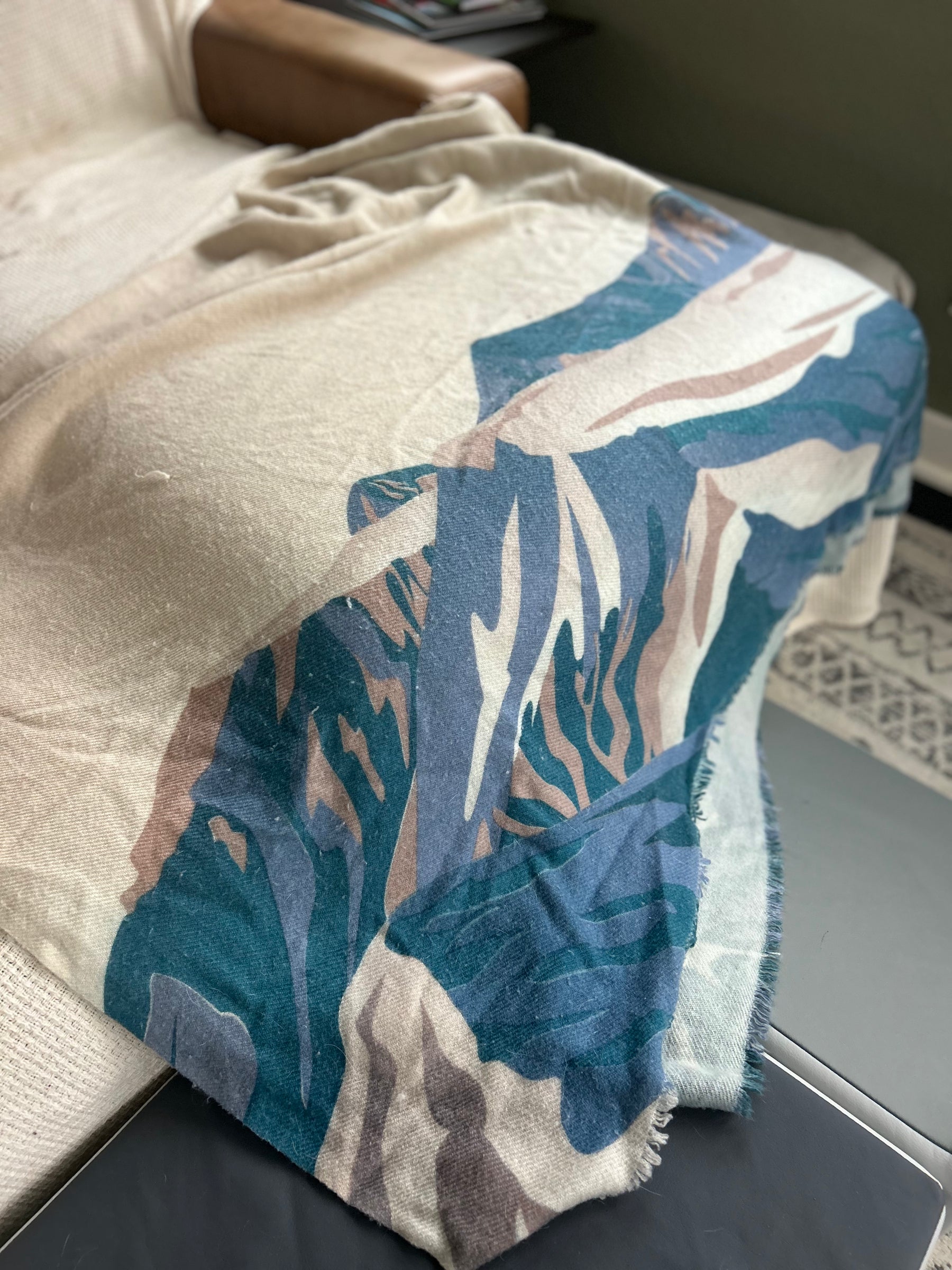 The Summit Meditation Shawl & Handwoven Blanket