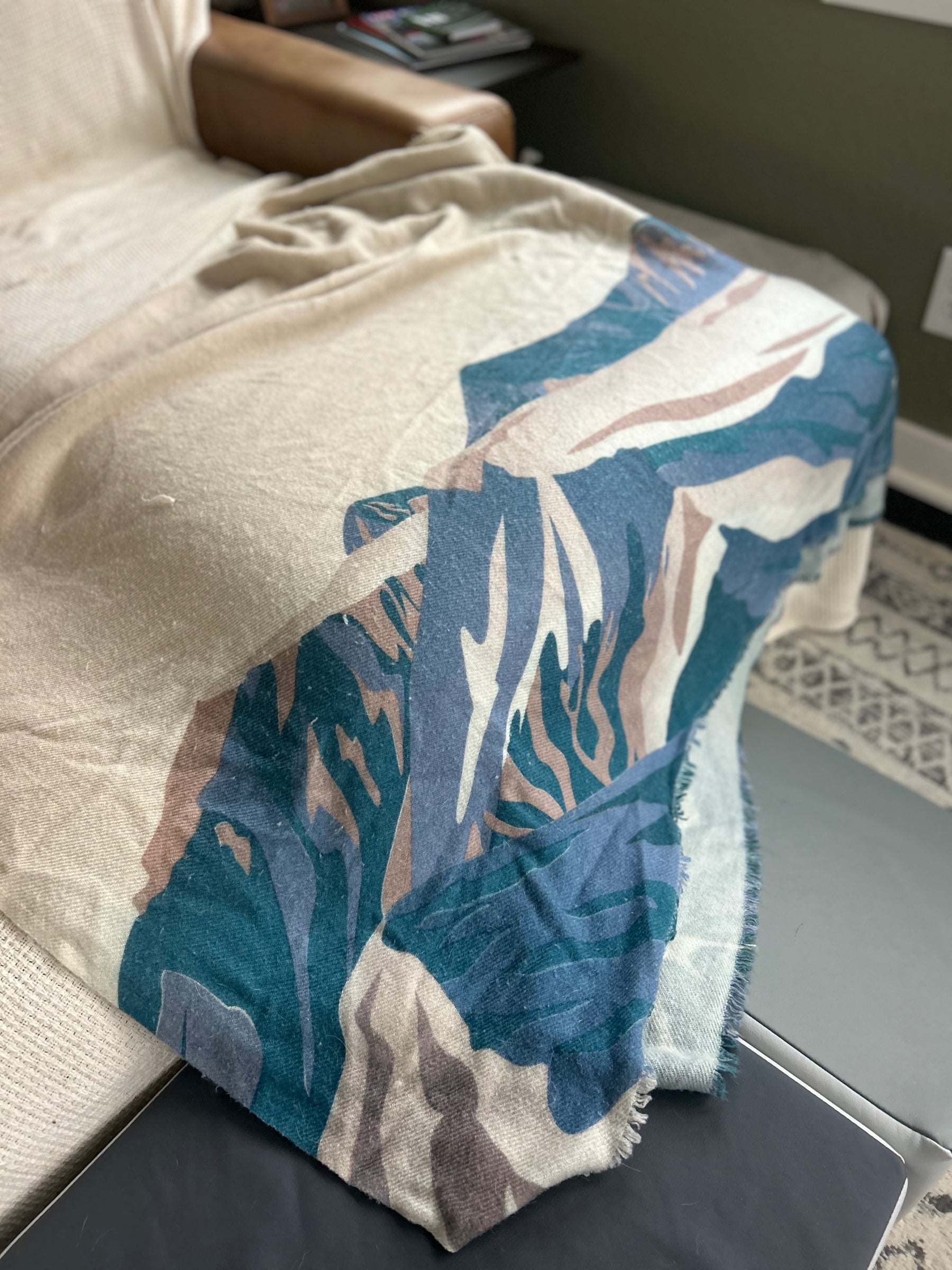 The Summit Meditation Shawl & Handwoven Blanket