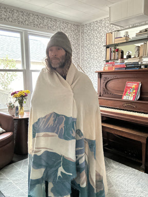 The Summit Meditation Shawl & Handwoven Blanket