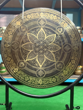 27 Inch Bronze Gong Handmade In Nepal One of One 0008