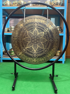 27 Inch Bronze Gong Handmade In Nepal One of One 0008
