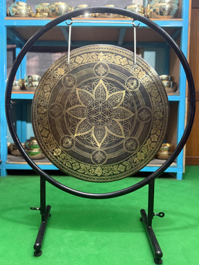 27 Inch Bronze Gong Handmade In Nepal One of One 0008