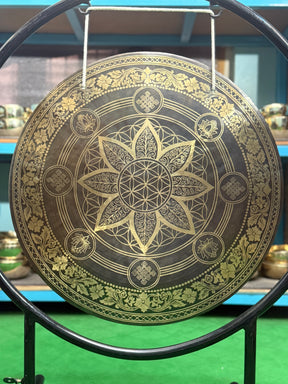 27 Inch Bronze Gong Handmade In Nepal One of One 0008