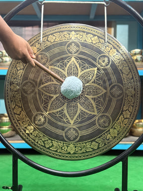 27 Inch Bronze Gong Handmade In Nepal One of One 0008