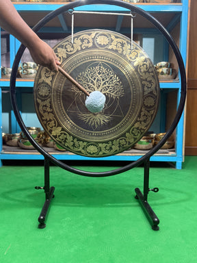 27 Inch Bronze Gong Handmade In Nepal One of One 0009