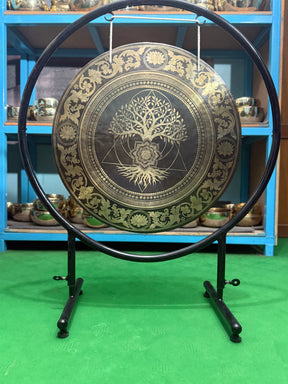 27 Inch Bronze Gong Handmade In Nepal One of One 0009