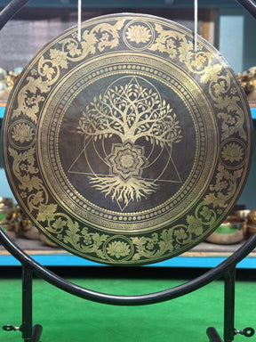 27 Inch Bronze Gong Handmade In Nepal One of One 0009