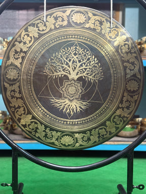 27 Inch Bronze Gong Handmade In Nepal One of One 0009