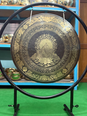 27 Inch Bronze Gong Handmade In Nepal One of One 0010