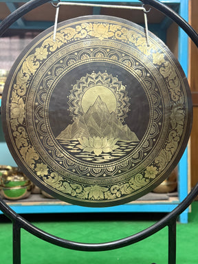 27 Inch Bronze Gong Handmade In Nepal One of One 0010
