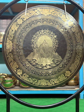 27 Inch Bronze Gong Handmade In Nepal One of One 0010