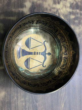 The Libra Singing Bowl - 9 inch Large | Handmade In Nepal