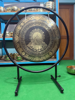 27 Inch Bronze Gong Handmade In Nepal One of One 0010