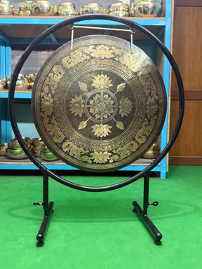 27 Inch Bronze Gong Handmade In Nepal One of One 0011
