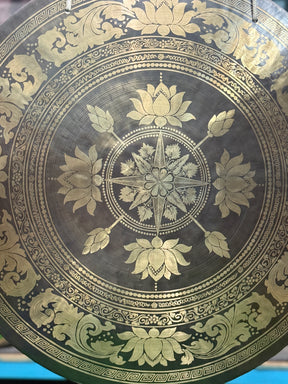 27 Inch Bronze Gong Handmade In Nepal One of One 0011