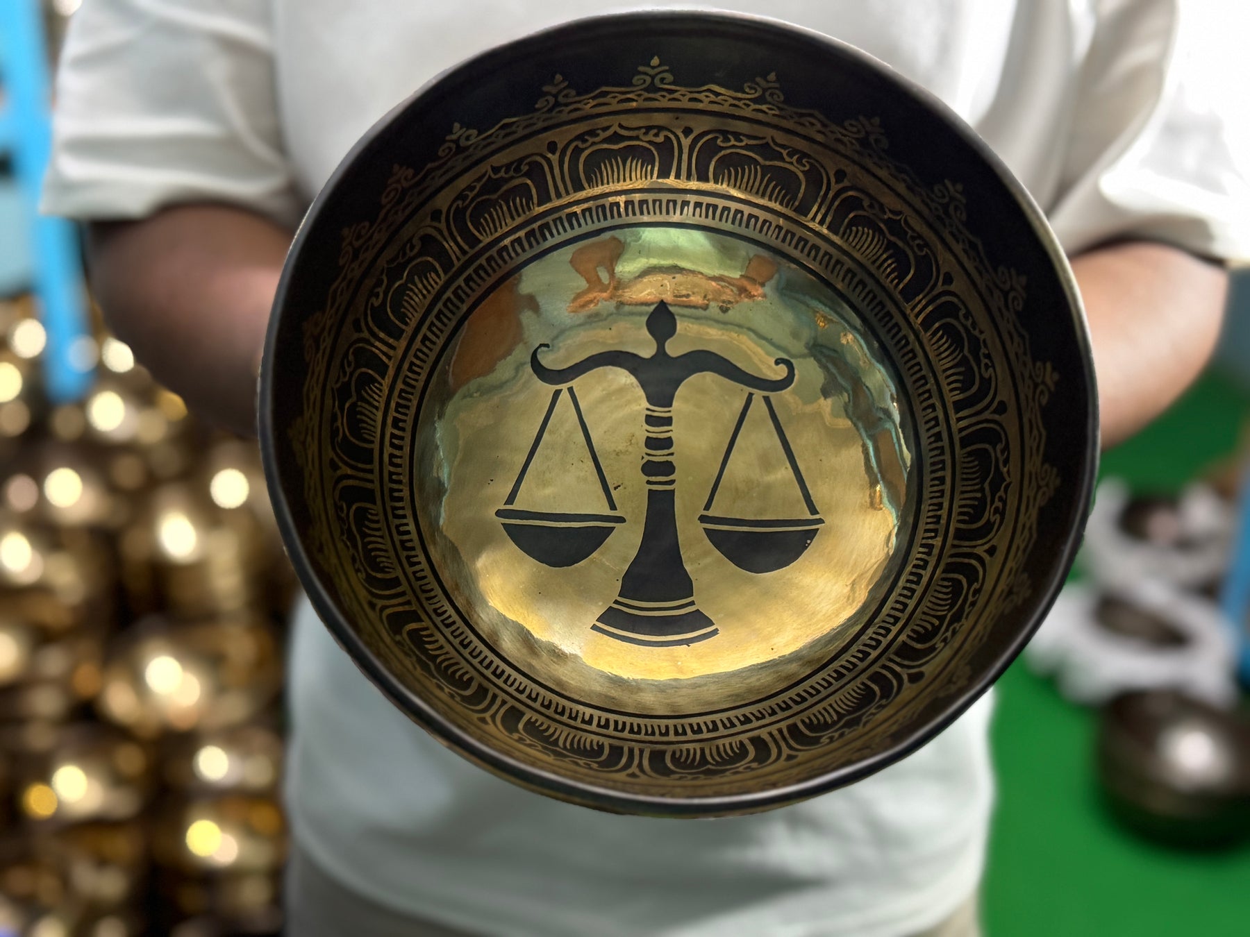 The Libra Singing Bowl - 9 inch Large | Handmade In Nepal