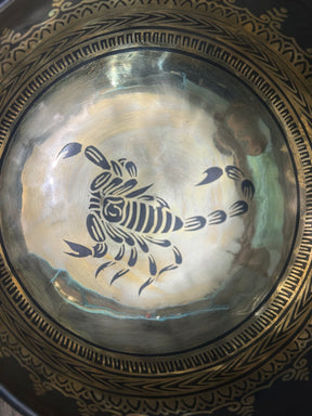 The Scorpio Singing Bowl - 9 inch Large | Handmade In Nepal