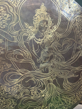 27 Inch Bronze Gong Handmade In Nepal One of One 0012