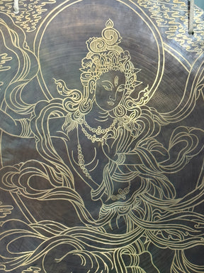 27 Inch Bronze Gong Handmade In Nepal One of One 0012