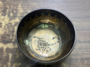 The Scorpio Singing Bowl - 9 inch Large | Handmade In Nepal