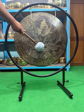 27 Inch Bronze Gong Handmade In Nepal One of One 0012