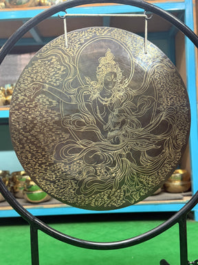 27 Inch Bronze Gong Handmade In Nepal One of One 0012