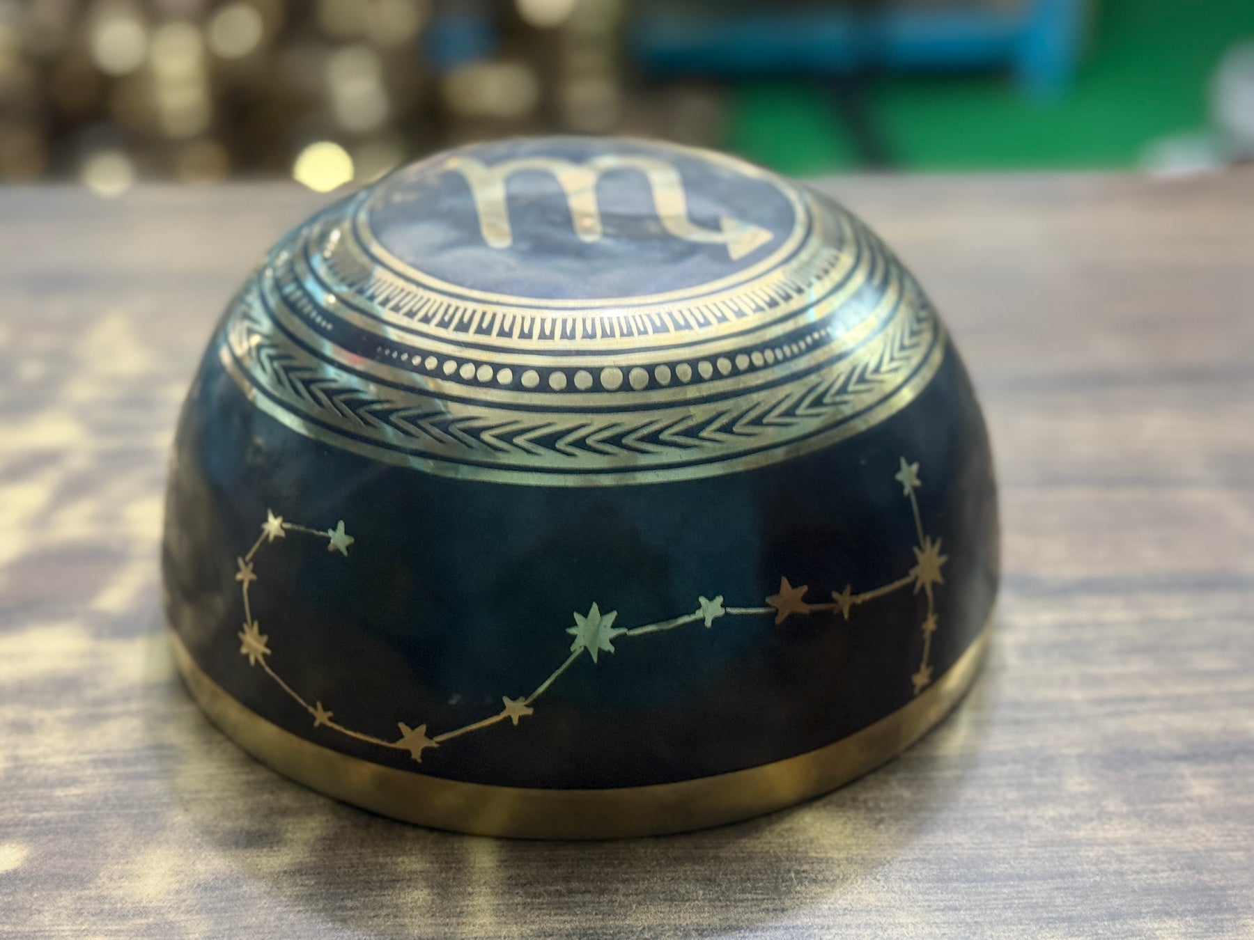 The Scorpio Singing Bowl - 9 inch Large | Handmade In Nepal