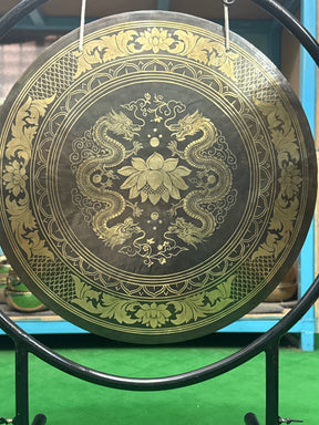 27 Inch Bronze Gong Handmade In Nepal One of One 0013