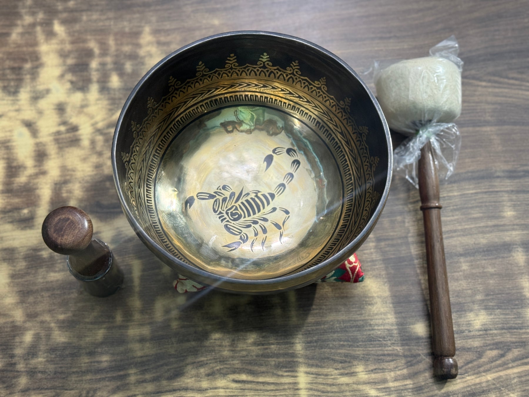 The Scorpio Singing Bowl - 9 inch Large | Handmade In Nepal