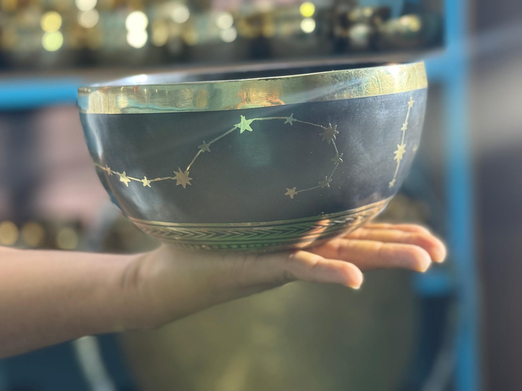 The Scorpio Singing Bowl - 9 inch Large | Handmade In Nepal