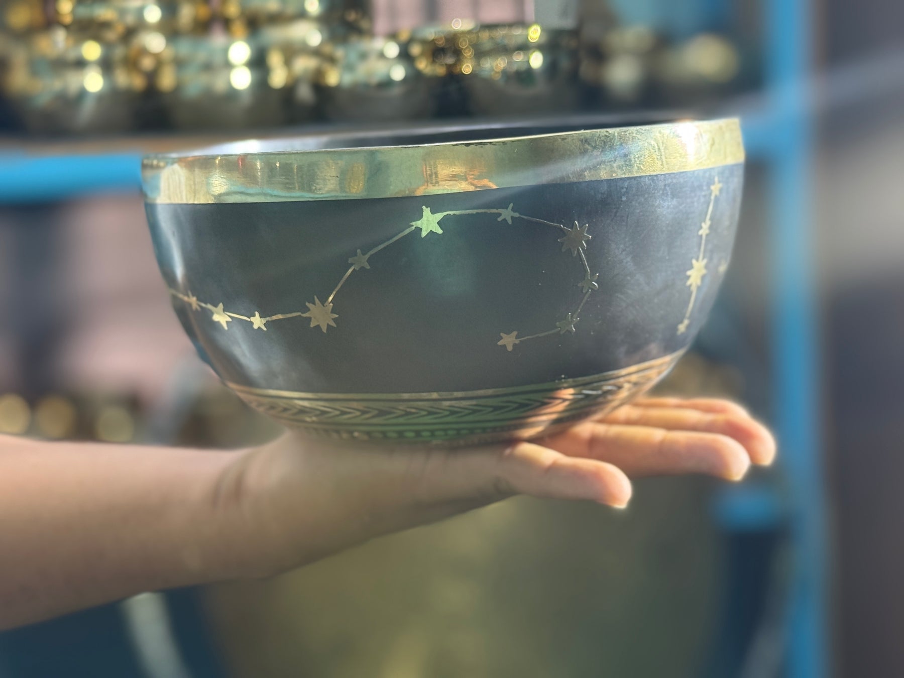 The Scorpio Singing Bowl - 9 inch Large | Handmade In Nepal