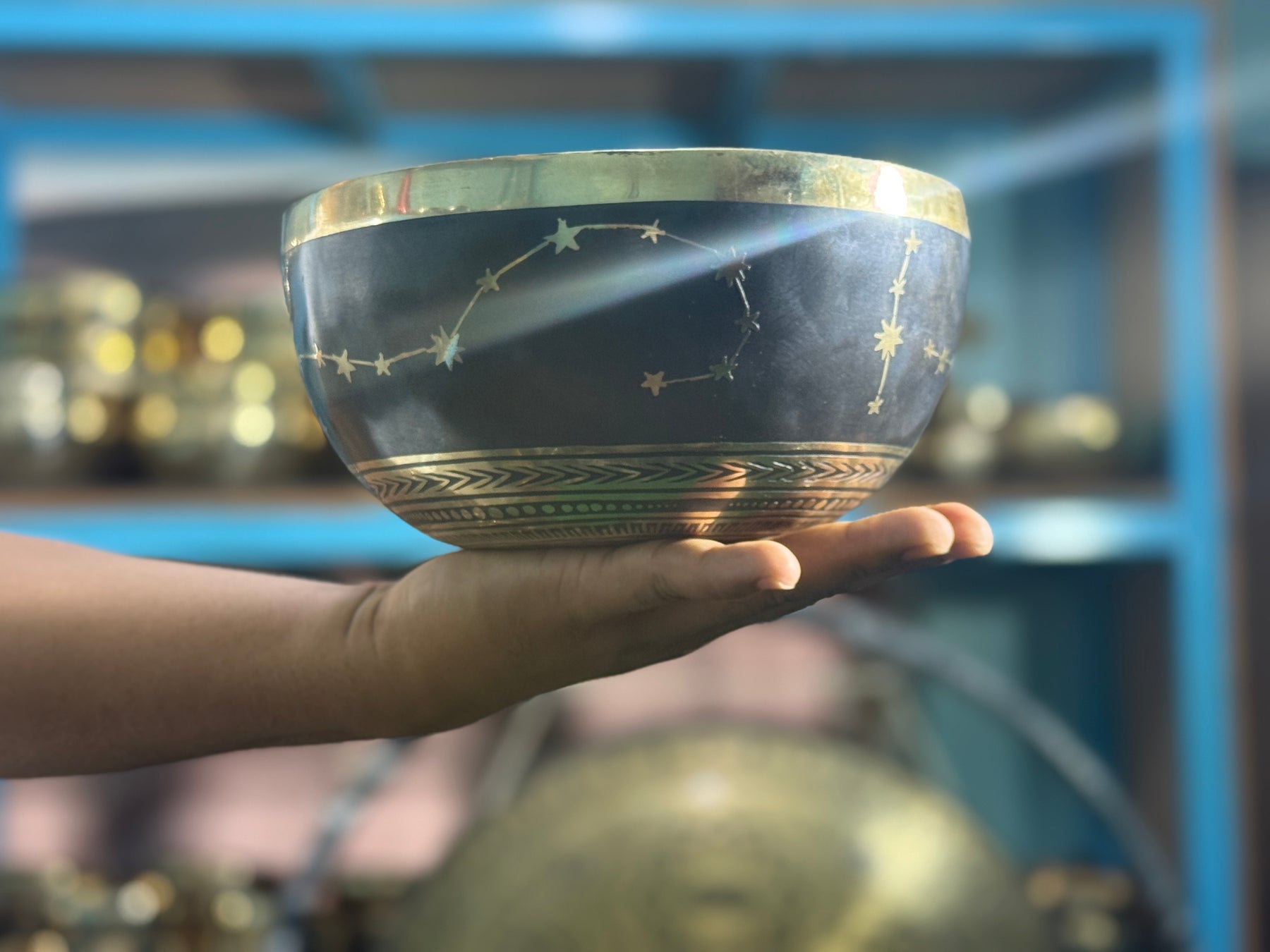 The Scorpio Singing Bowl - 9 inch Large | Handmade In Nepal