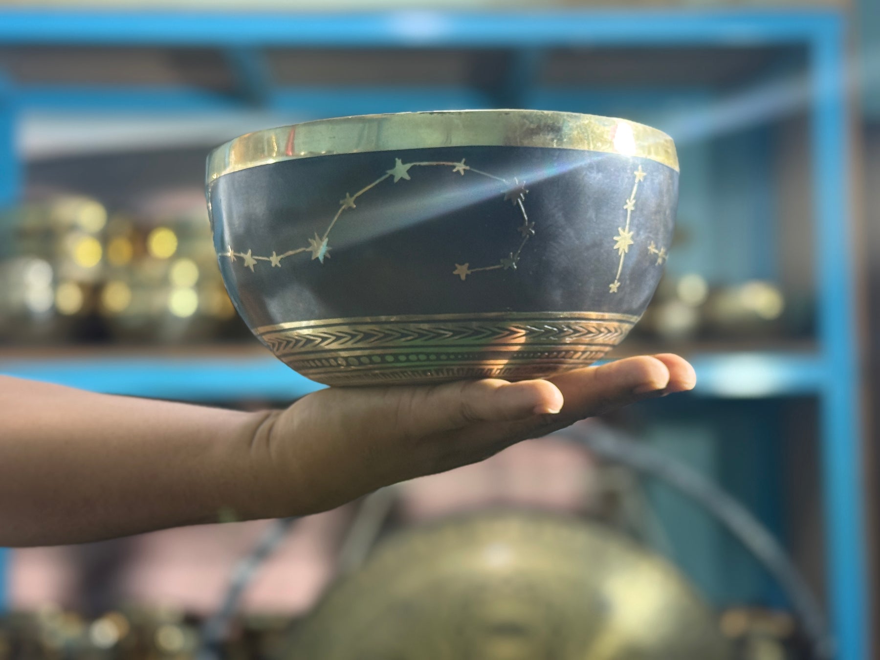 The Scorpio Singing Bowl - 9 inch Large | Handmade In Nepal