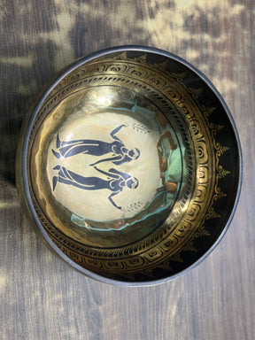 The Gemni Singing Bowl - 9 inch Large | Handmade In Nepal