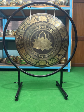 27 Inch Bronze Gong Handmade In Nepal One of One 0014