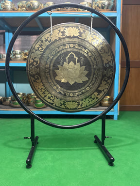 27 Inch Bronze Gong Handmade In Nepal One of One 0014