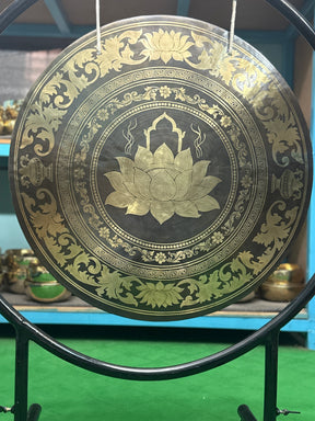 27 Inch Bronze Gong Handmade In Nepal One of One 0014