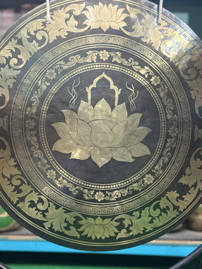 27 Inch Bronze Gong Handmade In Nepal One of One 0014