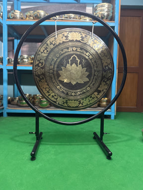 27 Inch Bronze Gong Handmade In Nepal One of One 0014